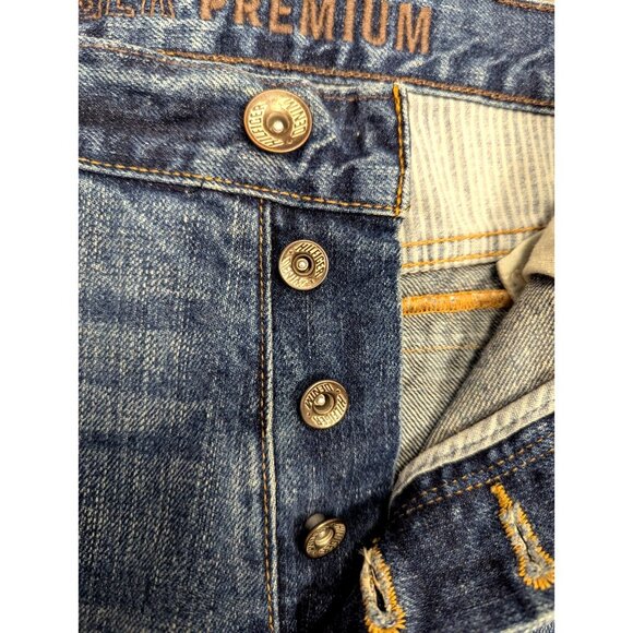 Tommy Hilfiger Men’s Bootcut Jeans 31x30 Blue Denim Premium Vintage Look - Picture 4 of 12